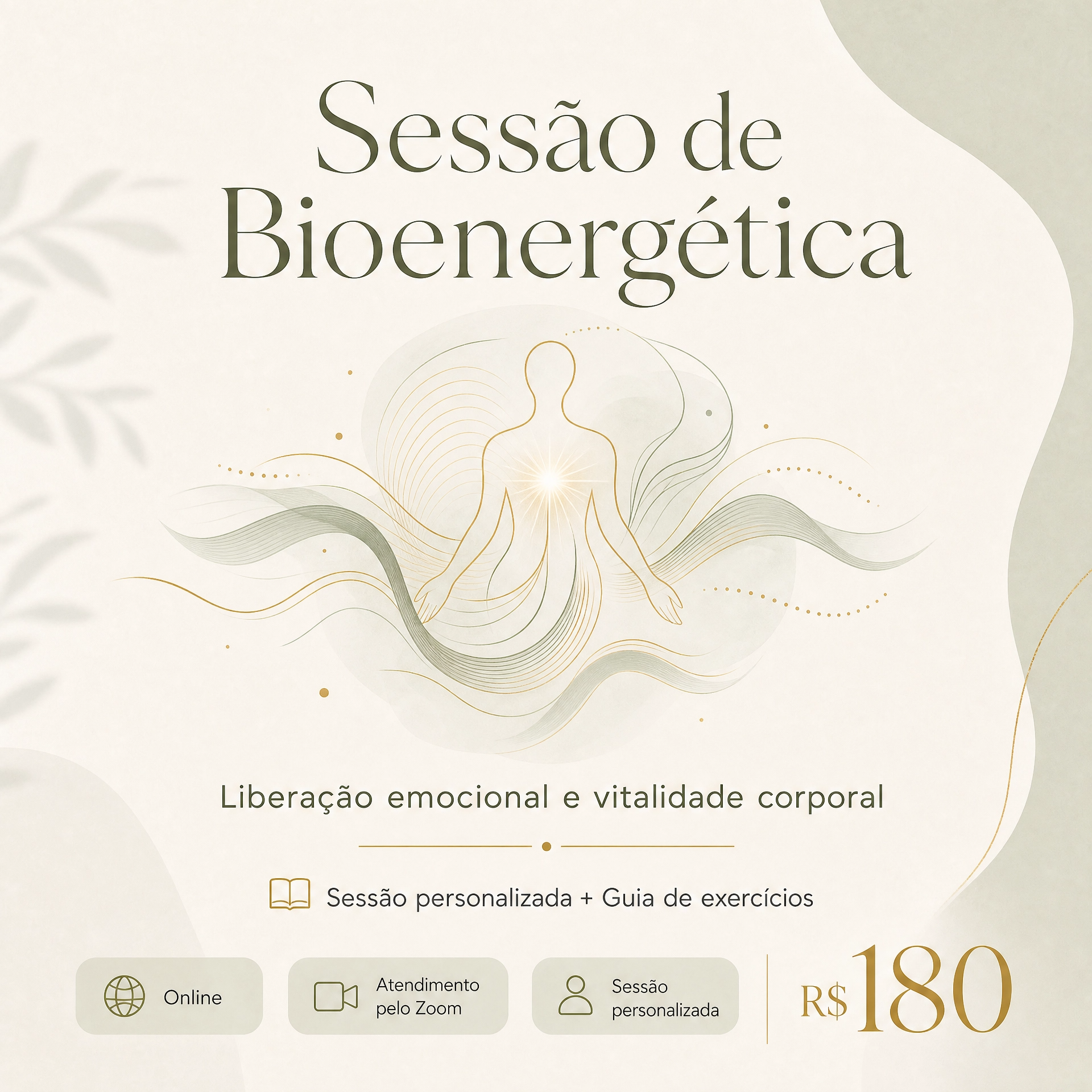 Sessão de Bioenergética -  Análise corporal, traços de caráter